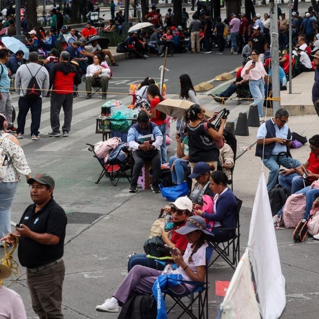 Bloqueo en Paseo de la Reforma.